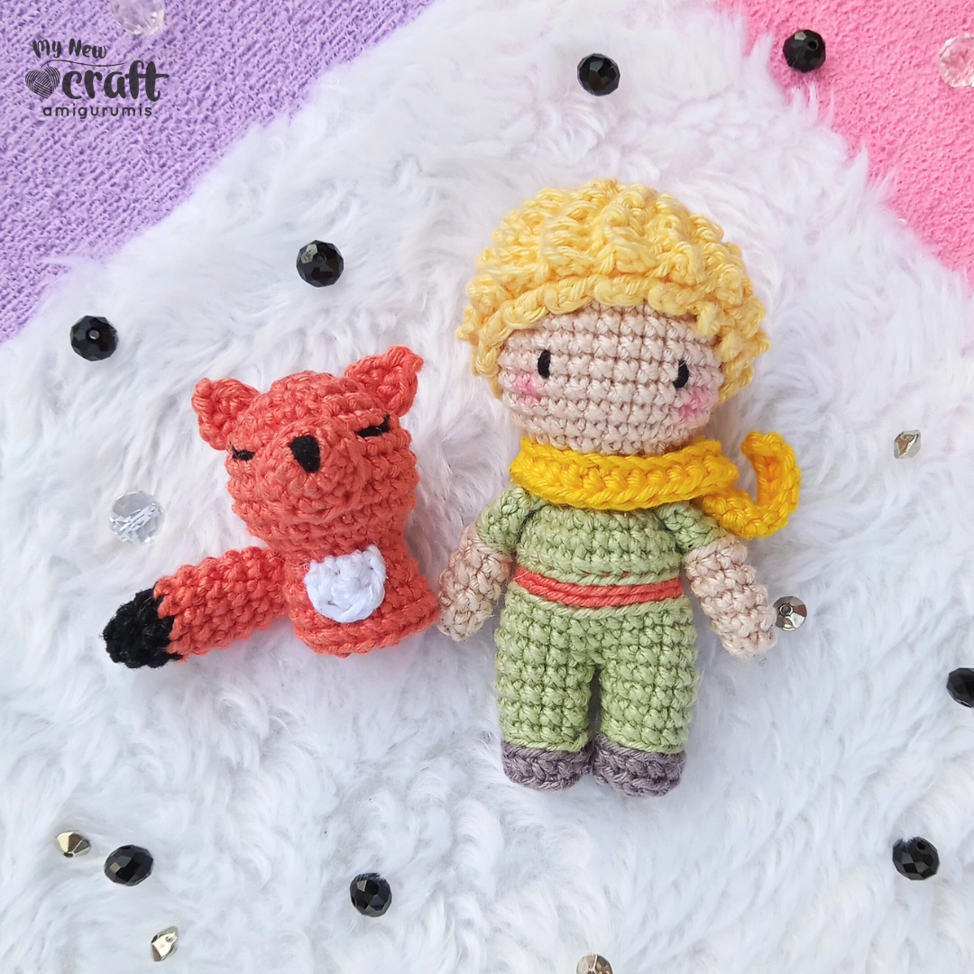 The Little Prince and Fox crochet pattern by My New Craft Amigurumis