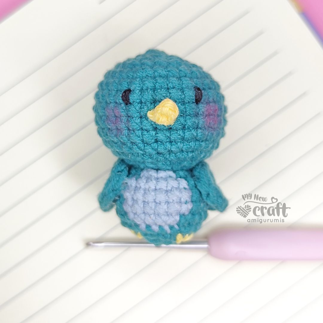 Passarinho Amigurumi Passo a Passo